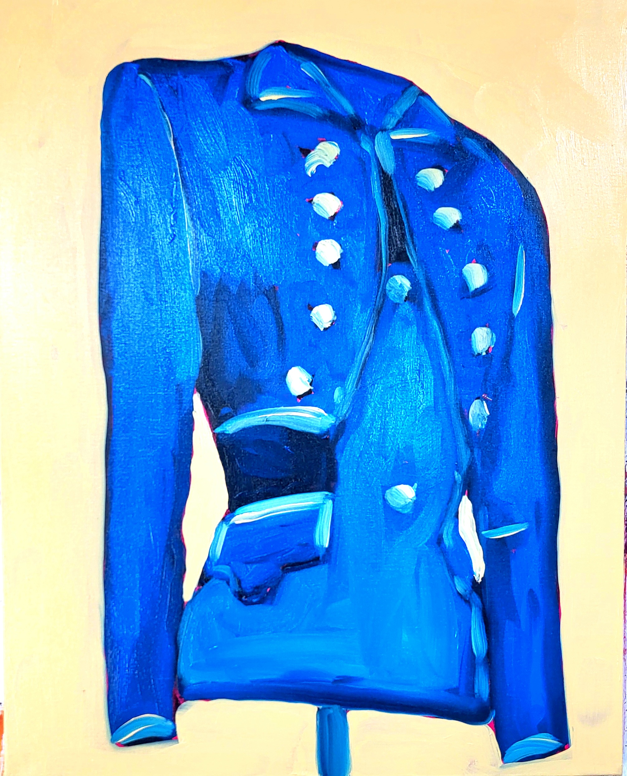 Peplum Jacket Blue