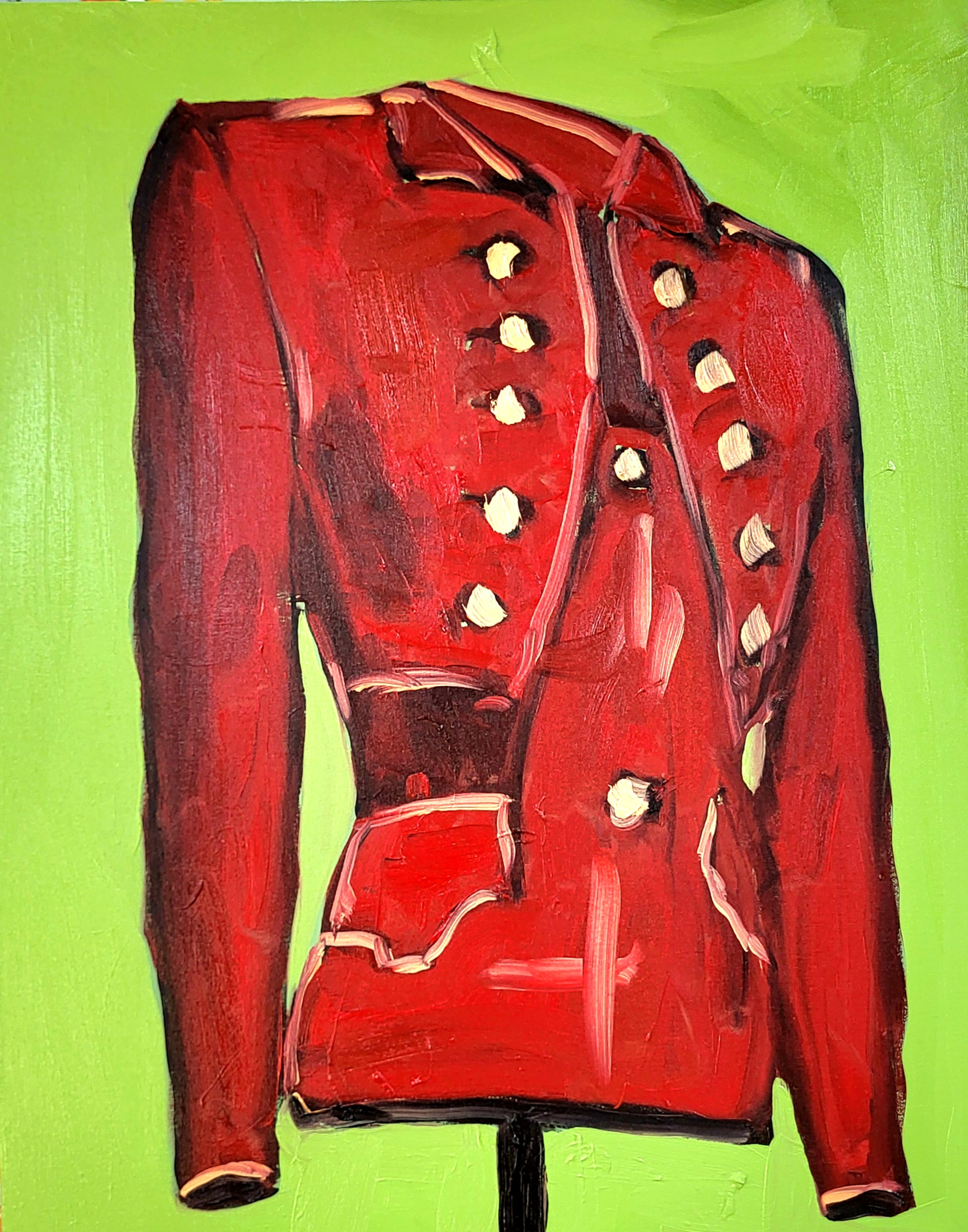 Peplum Jacket Crimson