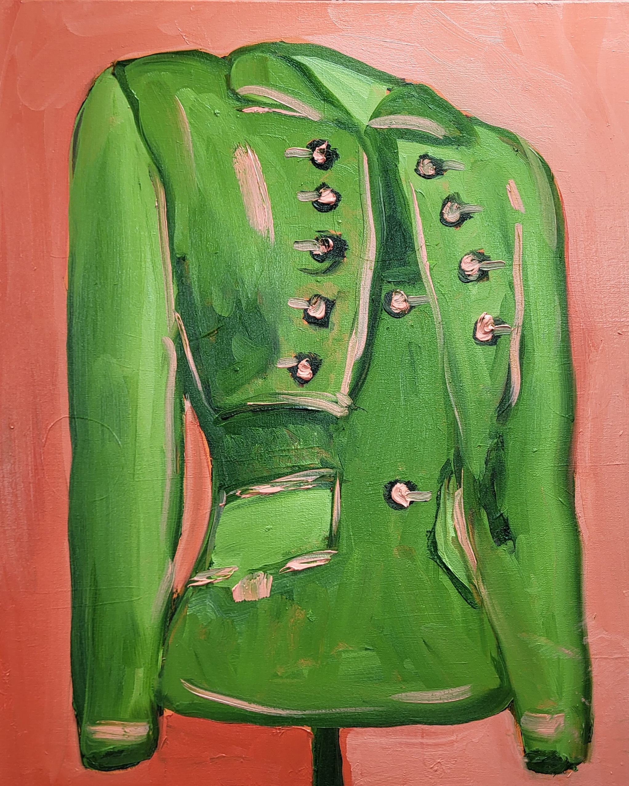Peplum Jacket Green